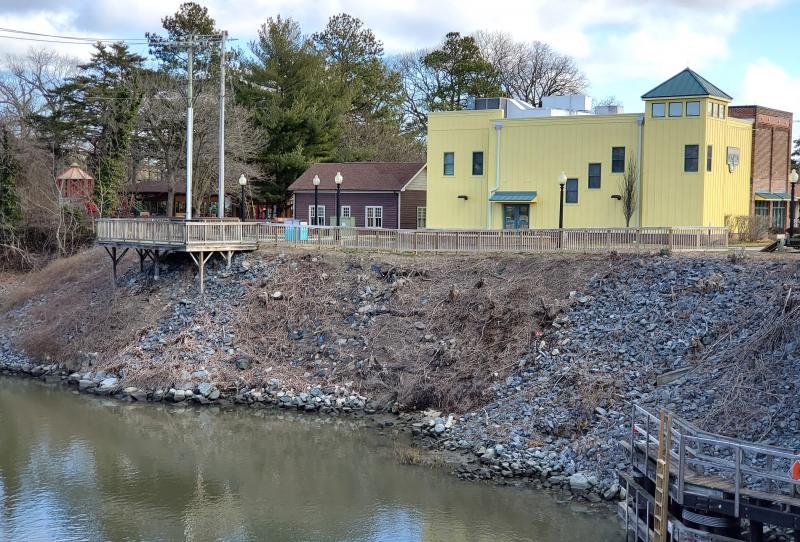 A vote to award a contract for the canal access dock in Rehoboth was removed from a recent commissioner meeting agenda after bids came in too high days before. CHRIS FLOOD PHOTO